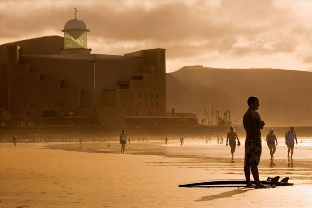 Sunrise-Sunset Amazing Seaviews Las Canteras Beach Apartamento Las Palmas de Gran Canárias Exterior foto